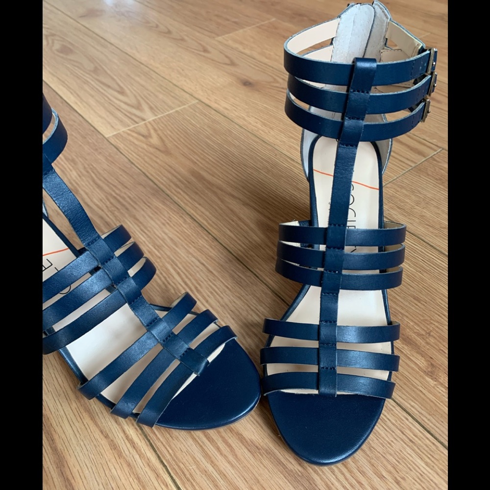 Sole Society Leather Sandals - Size 8